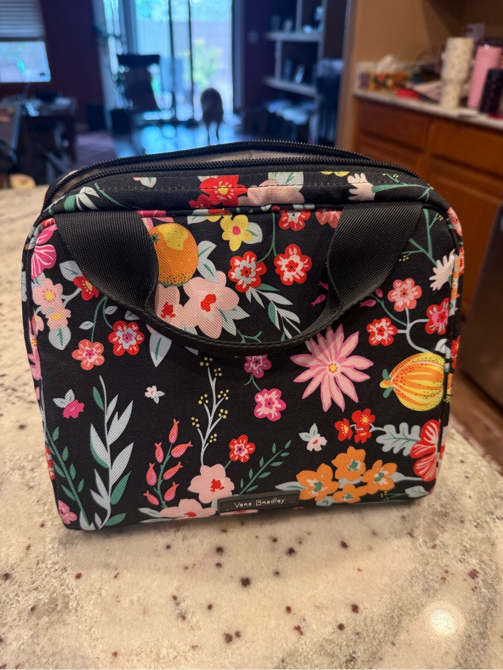 Vera Bradley Black Lunch Bag